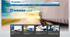 Desktop Screenshot of krone-used.com