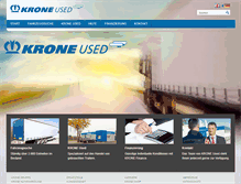 Tablet Screenshot of krone-used.com